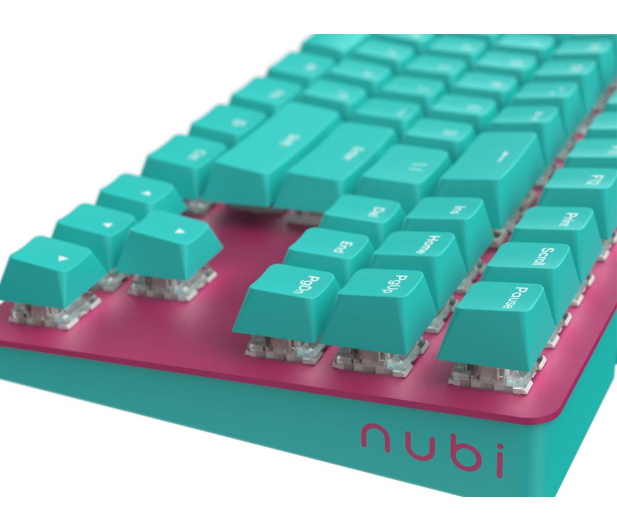 NUBI KLAWIATURA  PRZEWODOWA NUBI NK87 Ice Cream - 1475303 - zdjęcie 4